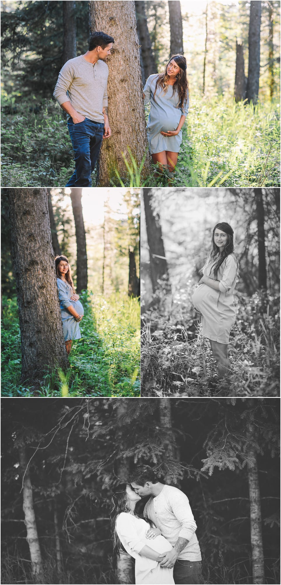 Calgary Fish Creek Park Maternity Session - Winter Lotus Photography