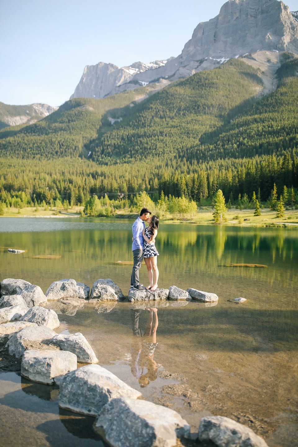 Canmore Quarry Lake Park Engagement Photo Session - Winter Lotus ...